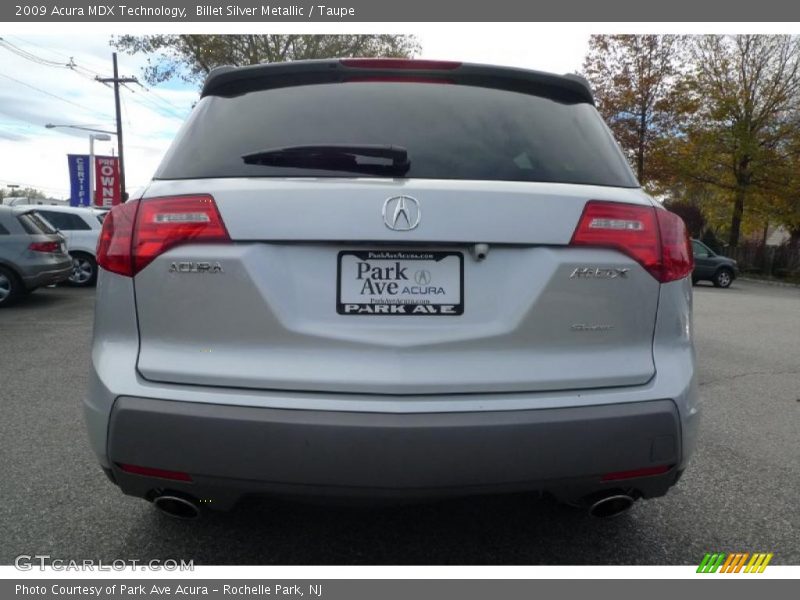Billet Silver Metallic / Taupe 2009 Acura MDX Technology