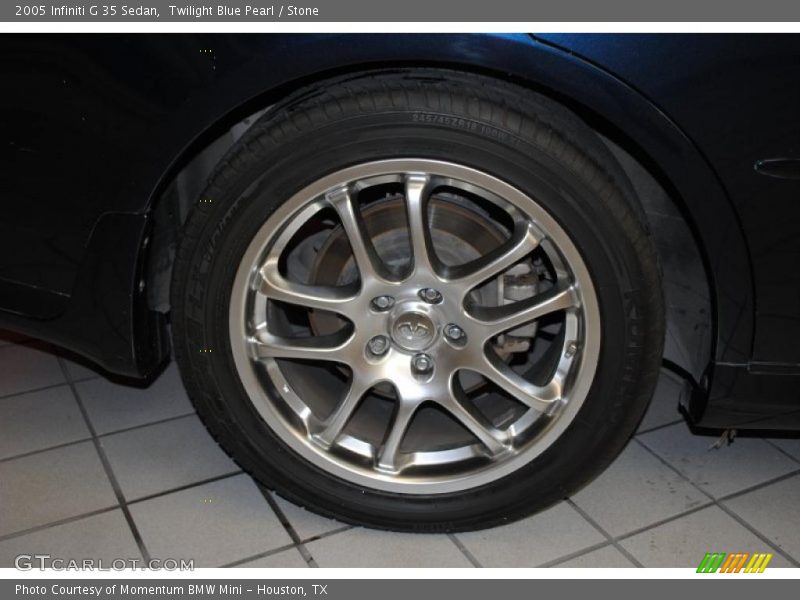 Twilight Blue Pearl / Stone 2005 Infiniti G 35 Sedan