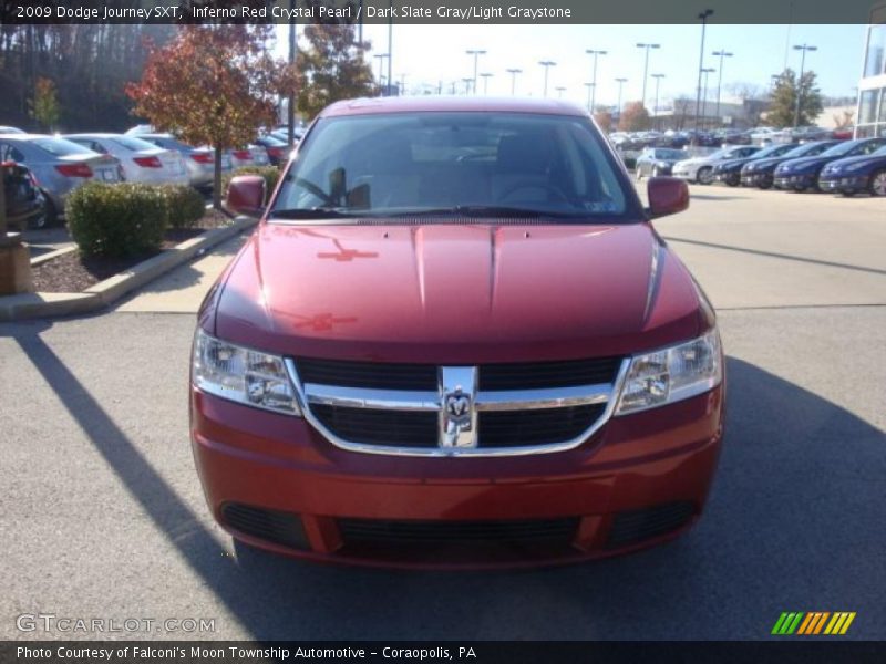 Inferno Red Crystal Pearl / Dark Slate Gray/Light Graystone 2009 Dodge Journey SXT