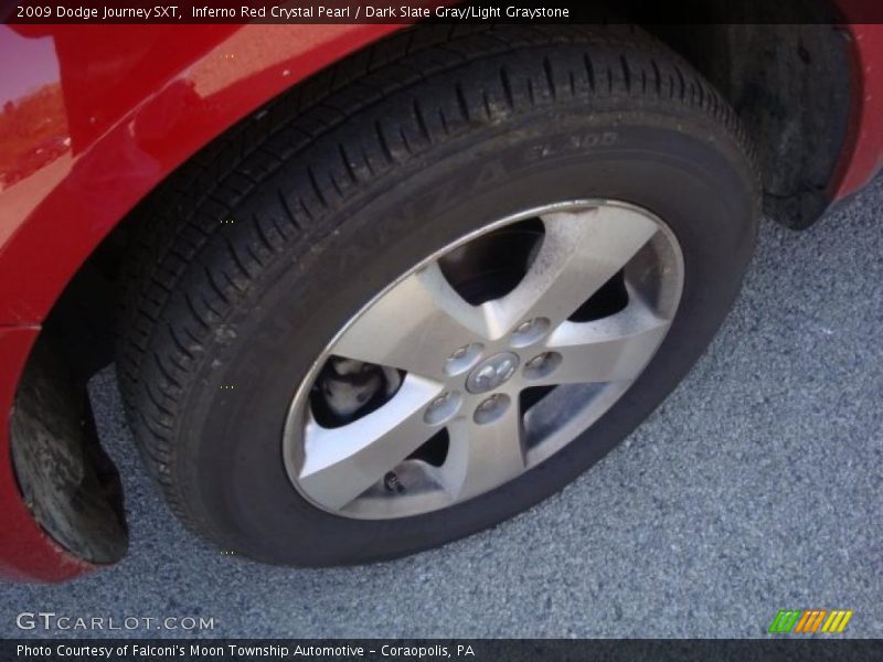 Inferno Red Crystal Pearl / Dark Slate Gray/Light Graystone 2009 Dodge Journey SXT