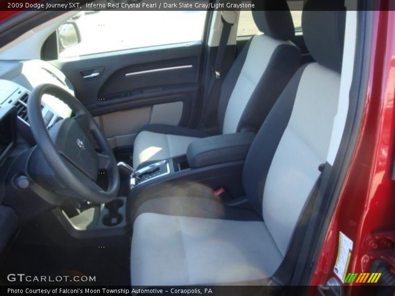 Inferno Red Crystal Pearl / Dark Slate Gray/Light Graystone 2009 Dodge Journey SXT