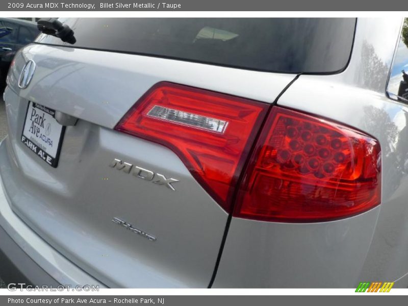 Billet Silver Metallic / Taupe 2009 Acura MDX Technology