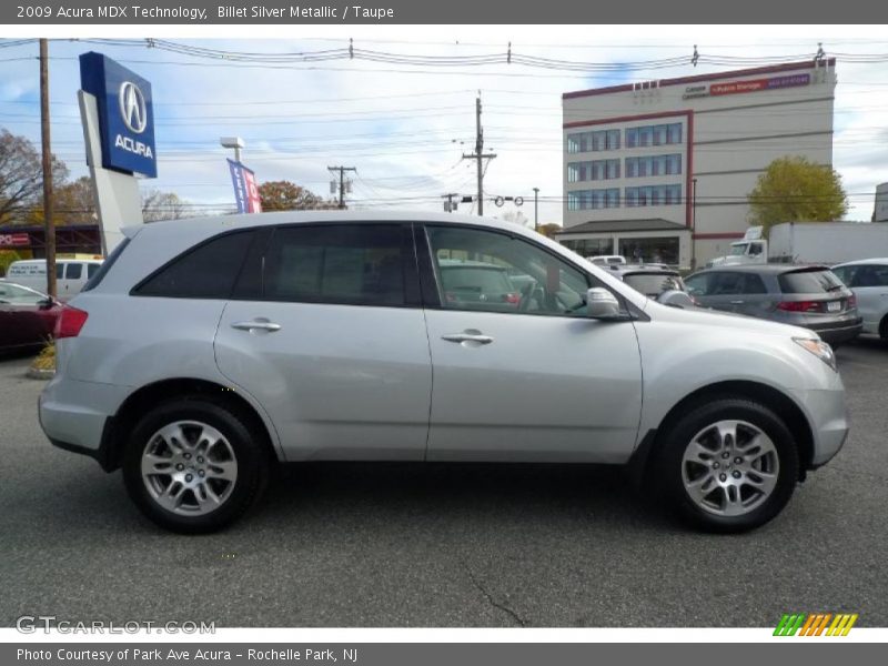 Billet Silver Metallic / Taupe 2009 Acura MDX Technology