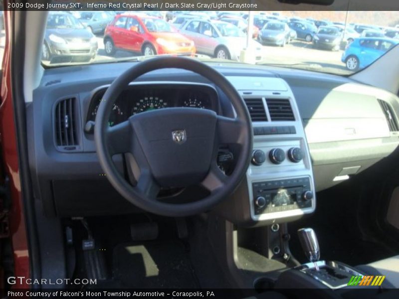 Inferno Red Crystal Pearl / Dark Slate Gray/Light Graystone 2009 Dodge Journey SXT