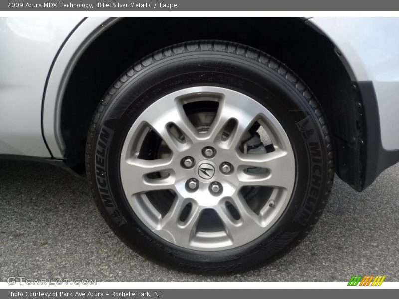 Billet Silver Metallic / Taupe 2009 Acura MDX Technology