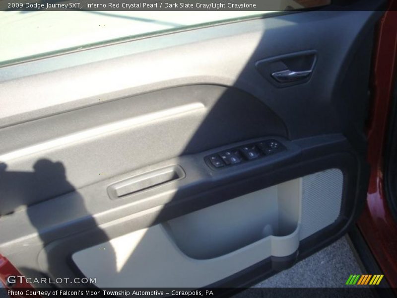 Inferno Red Crystal Pearl / Dark Slate Gray/Light Graystone 2009 Dodge Journey SXT