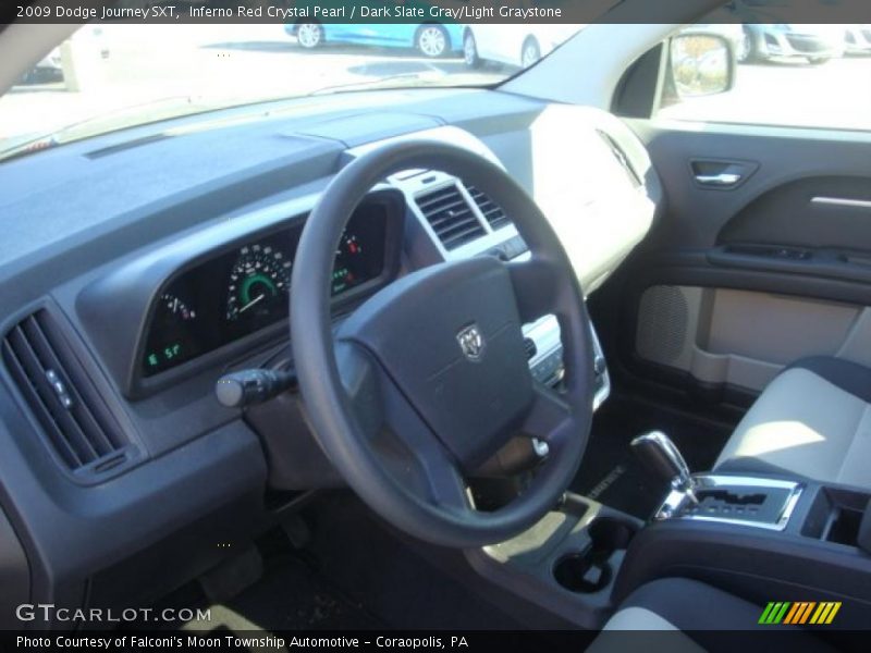 Inferno Red Crystal Pearl / Dark Slate Gray/Light Graystone 2009 Dodge Journey SXT
