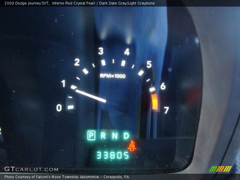 Inferno Red Crystal Pearl / Dark Slate Gray/Light Graystone 2009 Dodge Journey SXT