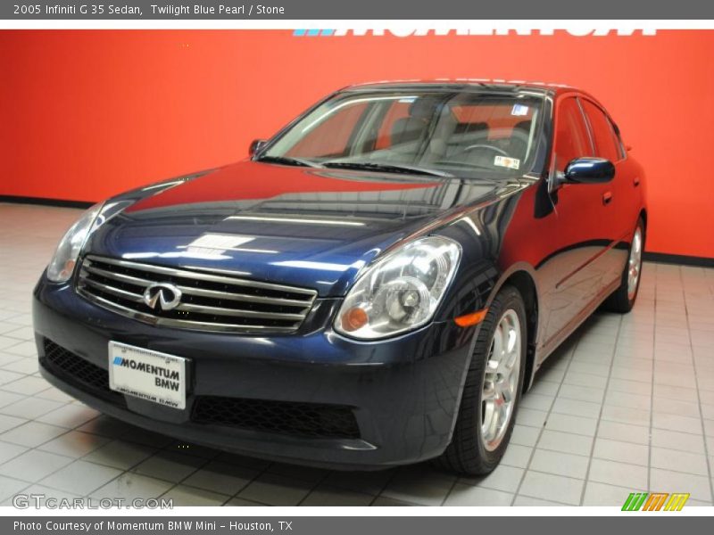 Twilight Blue Pearl / Stone 2005 Infiniti G 35 Sedan