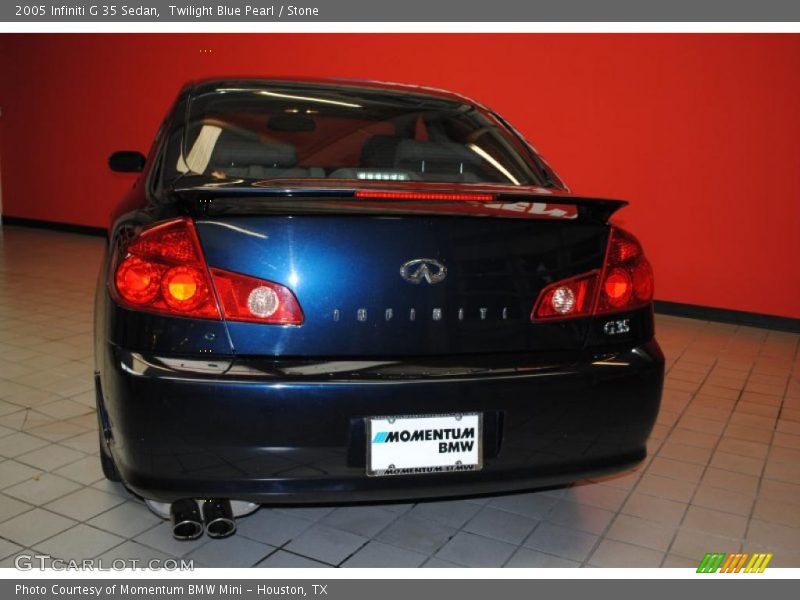 Twilight Blue Pearl / Stone 2005 Infiniti G 35 Sedan
