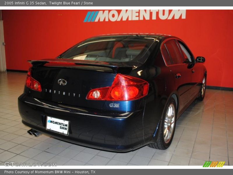 Twilight Blue Pearl / Stone 2005 Infiniti G 35 Sedan