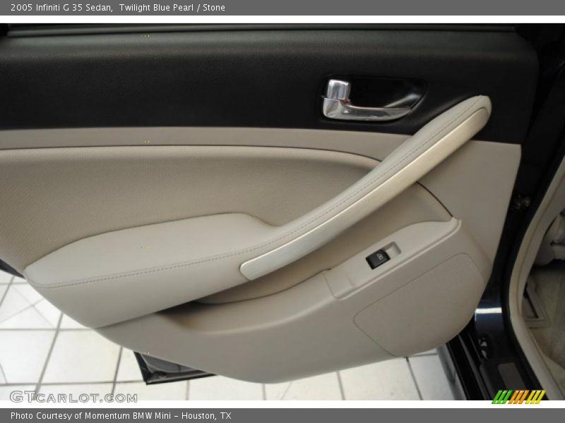 Twilight Blue Pearl / Stone 2005 Infiniti G 35 Sedan