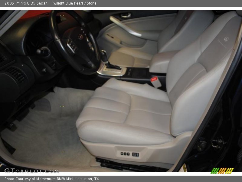 Twilight Blue Pearl / Stone 2005 Infiniti G 35 Sedan
