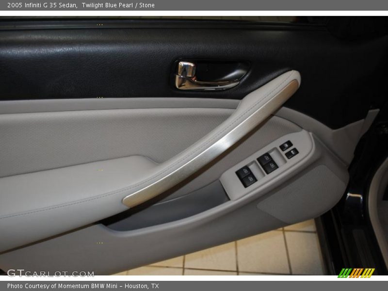 Twilight Blue Pearl / Stone 2005 Infiniti G 35 Sedan