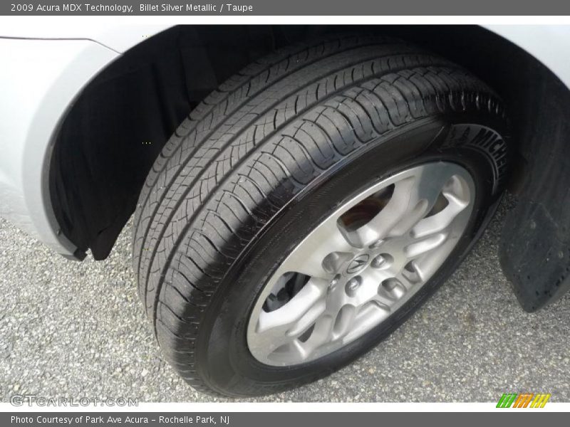 Billet Silver Metallic / Taupe 2009 Acura MDX Technology