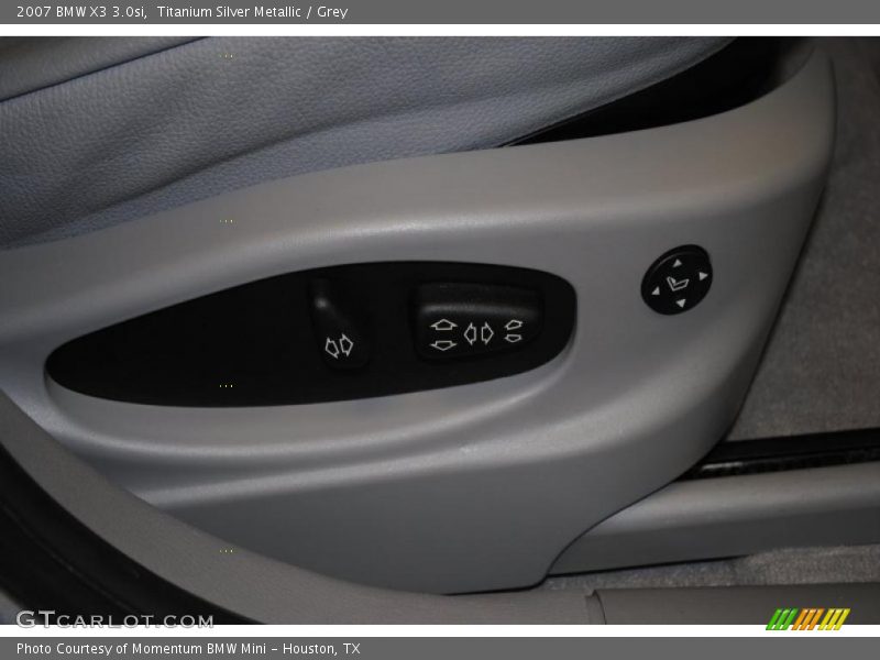 Titanium Silver Metallic / Grey 2007 BMW X3 3.0si
