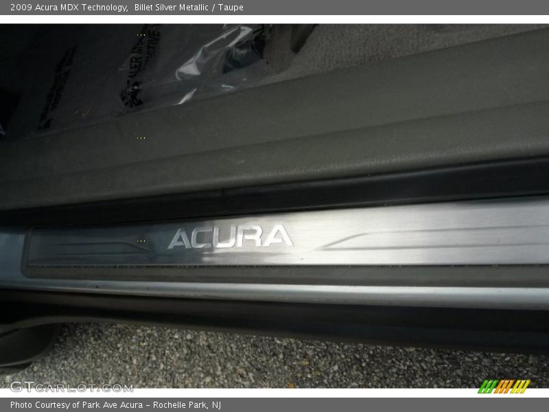 Billet Silver Metallic / Taupe 2009 Acura MDX Technology