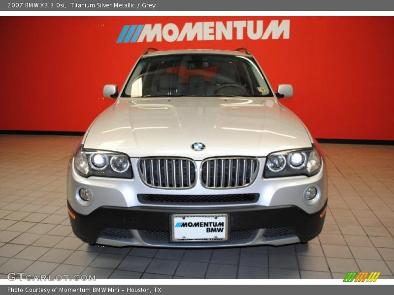 Titanium Silver Metallic / Grey 2007 BMW X3 3.0si