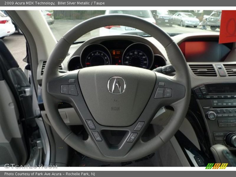Billet Silver Metallic / Taupe 2009 Acura MDX Technology