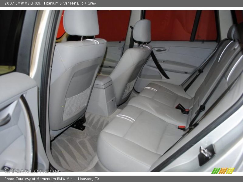 Titanium Silver Metallic / Grey 2007 BMW X3 3.0si