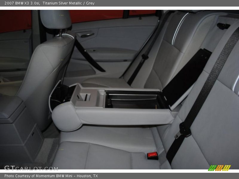 Titanium Silver Metallic / Grey 2007 BMW X3 3.0si