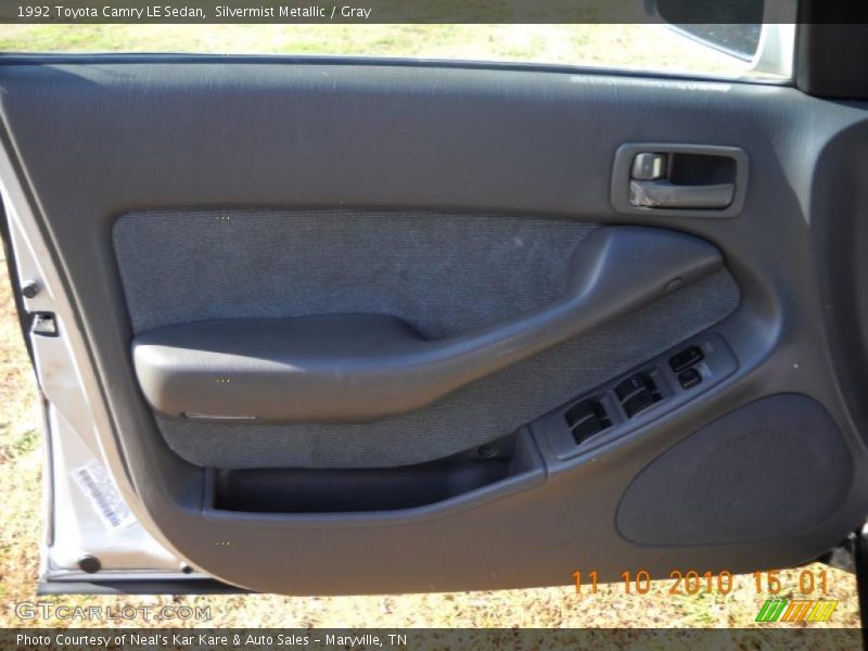 Silvermist Metallic / Gray 1992 Toyota Camry LE Sedan