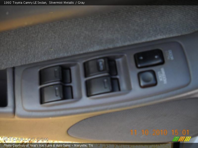 Silvermist Metallic / Gray 1992 Toyota Camry LE Sedan