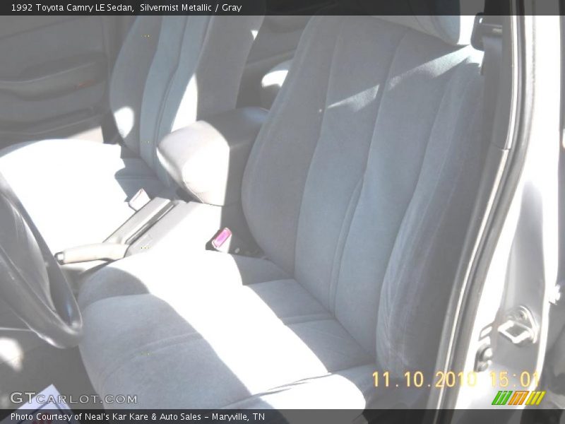 Silvermist Metallic / Gray 1992 Toyota Camry LE Sedan