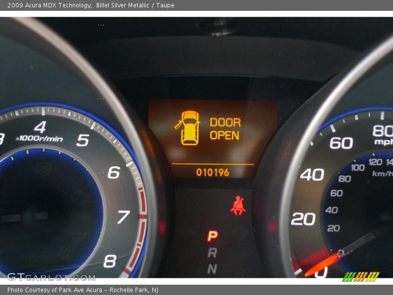 Billet Silver Metallic / Taupe 2009 Acura MDX Technology