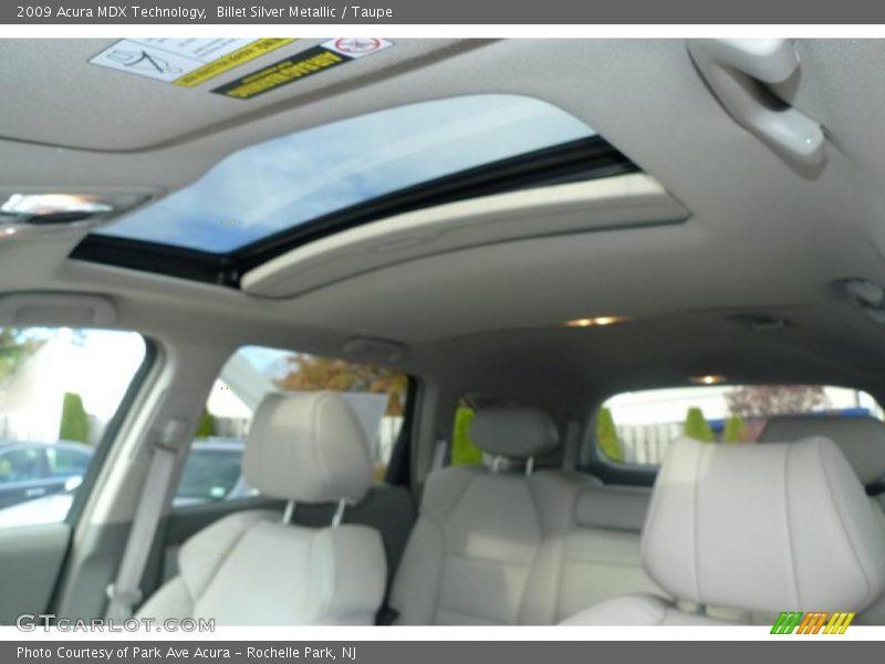 Billet Silver Metallic / Taupe 2009 Acura MDX Technology