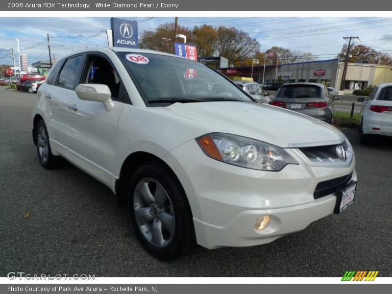 White Diamond Pearl / Ebony 2008 Acura RDX Technology