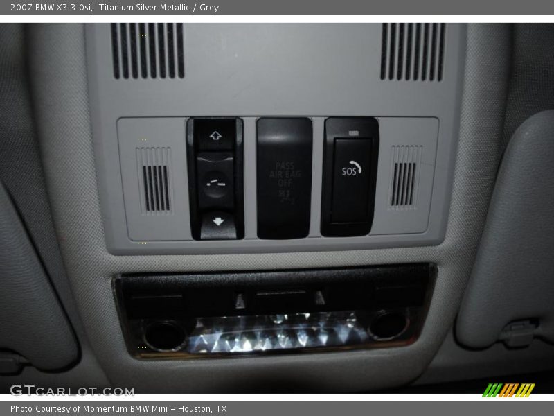 Titanium Silver Metallic / Grey 2007 BMW X3 3.0si