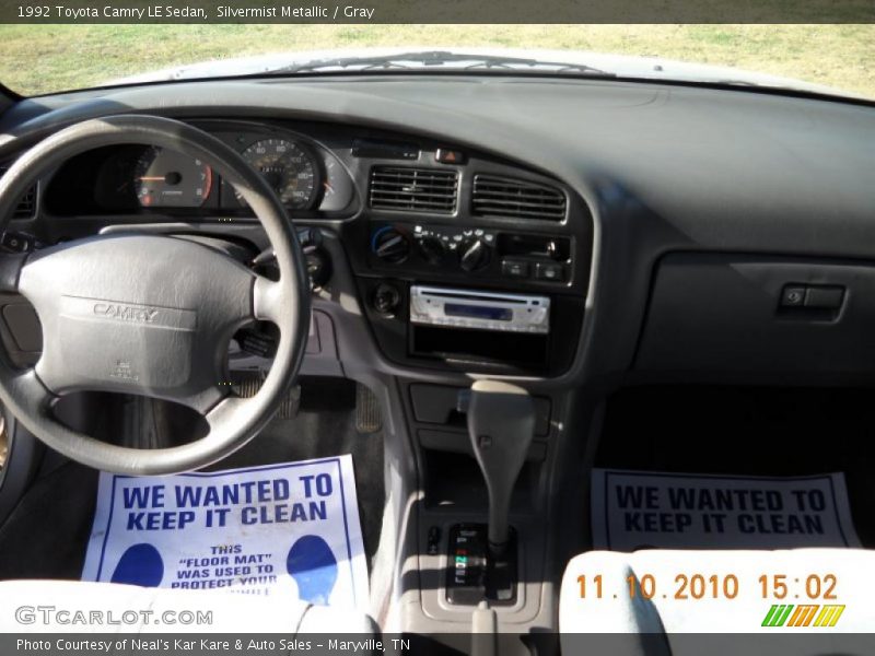 Silvermist Metallic / Gray 1992 Toyota Camry LE Sedan