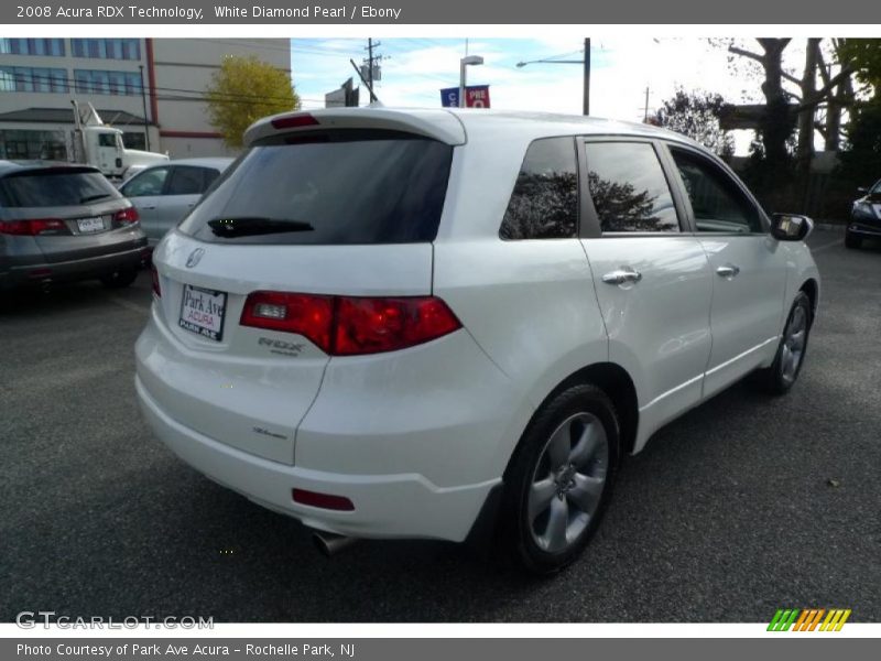 White Diamond Pearl / Ebony 2008 Acura RDX Technology