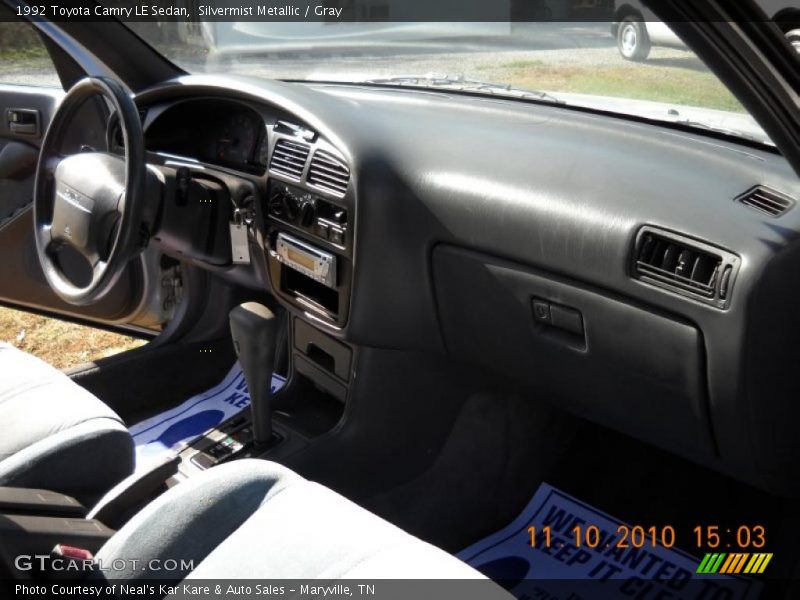 Silvermist Metallic / Gray 1992 Toyota Camry LE Sedan