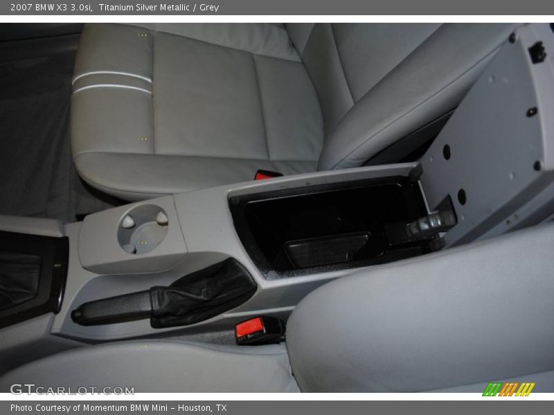 Titanium Silver Metallic / Grey 2007 BMW X3 3.0si