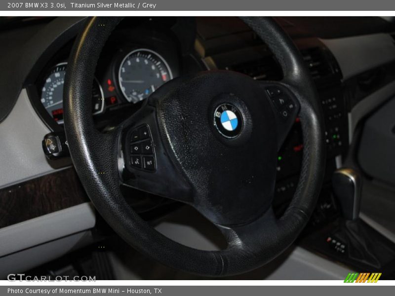 Titanium Silver Metallic / Grey 2007 BMW X3 3.0si