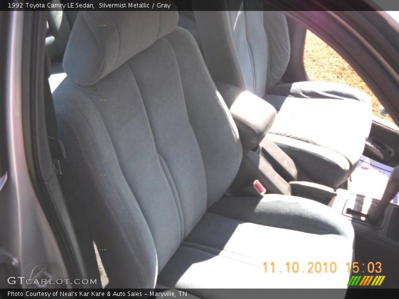 Silvermist Metallic / Gray 1992 Toyota Camry LE Sedan