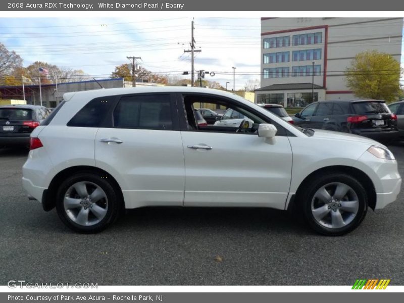 White Diamond Pearl / Ebony 2008 Acura RDX Technology
