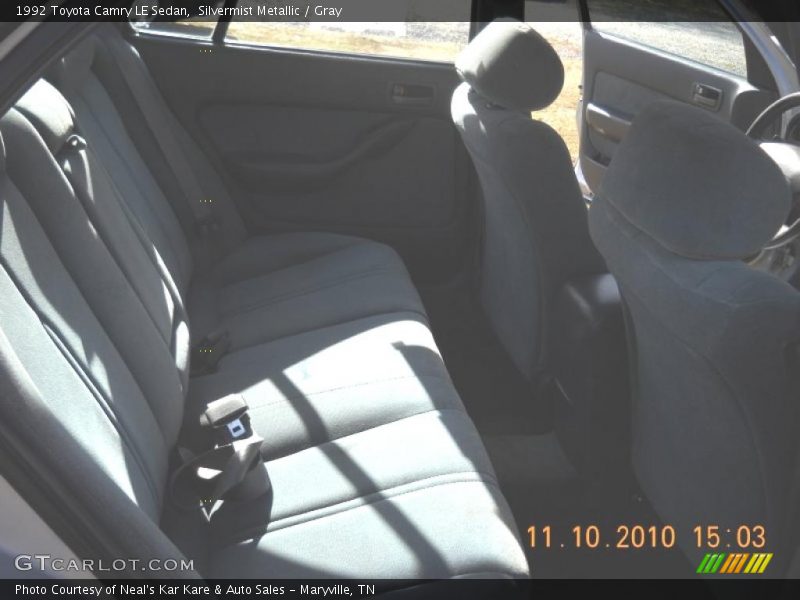 Silvermist Metallic / Gray 1992 Toyota Camry LE Sedan