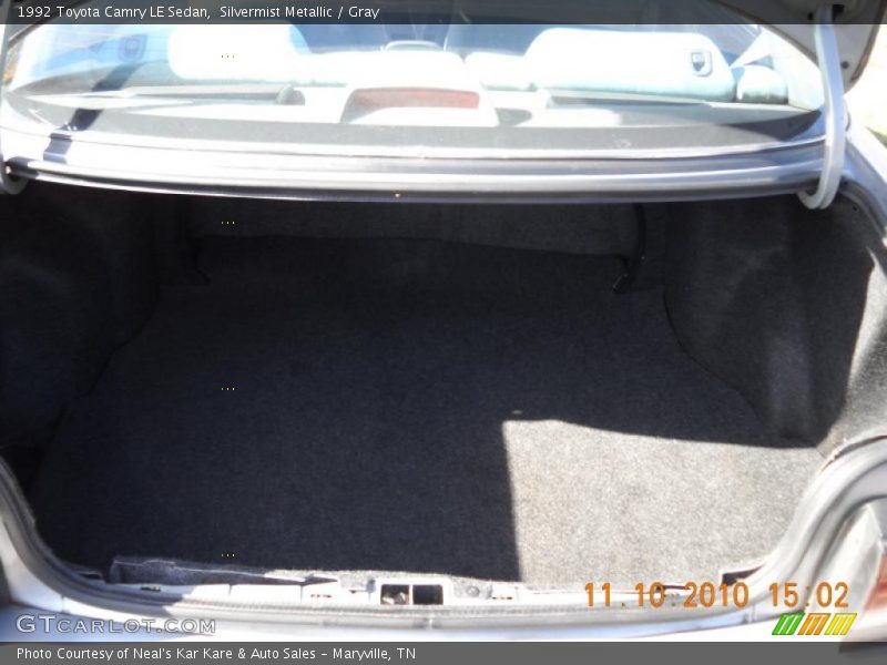 Silvermist Metallic / Gray 1992 Toyota Camry LE Sedan