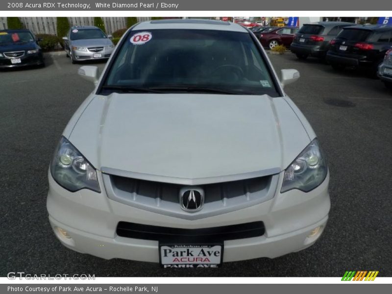 White Diamond Pearl / Ebony 2008 Acura RDX Technology