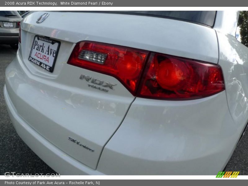 White Diamond Pearl / Ebony 2008 Acura RDX Technology