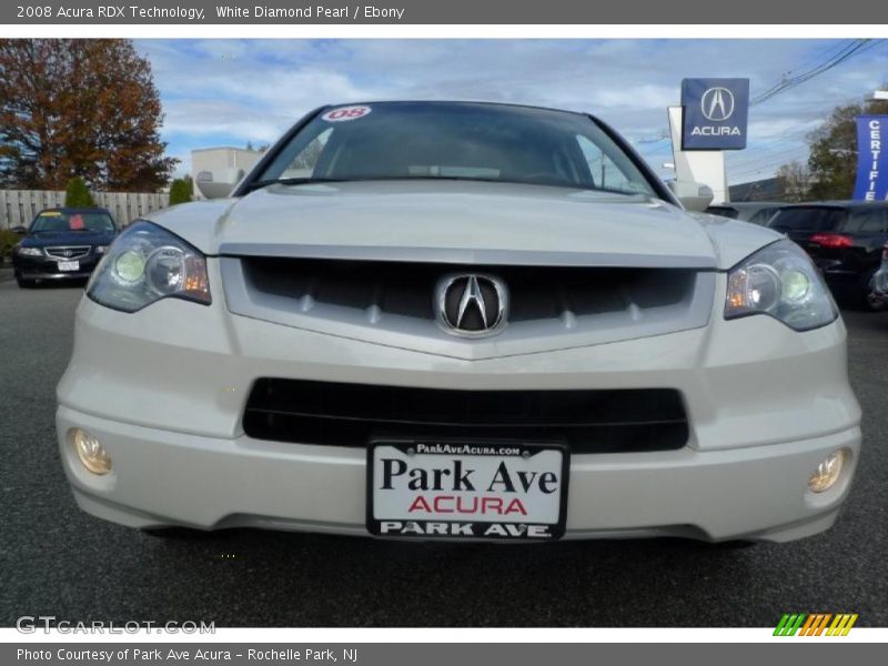 White Diamond Pearl / Ebony 2008 Acura RDX Technology