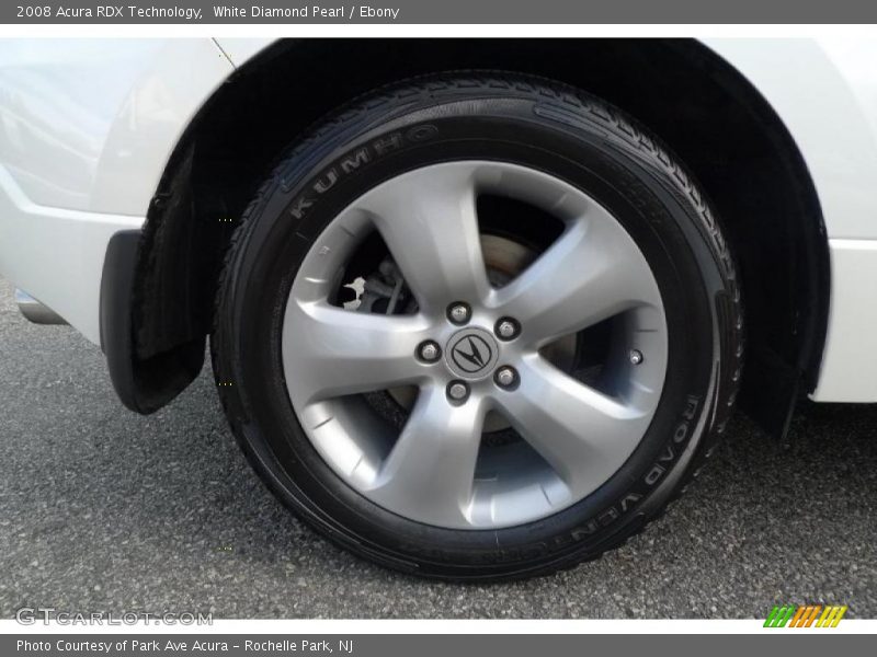 White Diamond Pearl / Ebony 2008 Acura RDX Technology