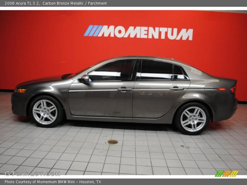 Carbon Bronze Metallic / Parchment 2008 Acura TL 3.2