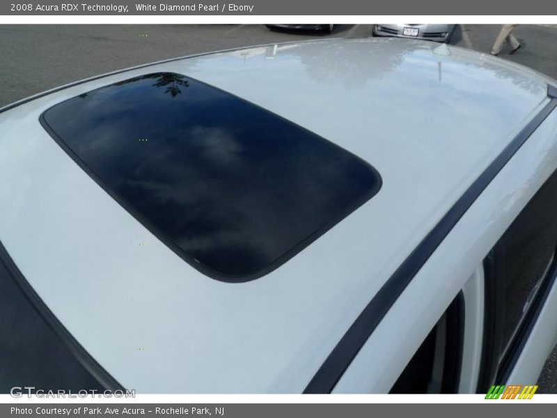 White Diamond Pearl / Ebony 2008 Acura RDX Technology