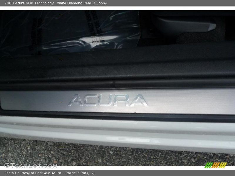 White Diamond Pearl / Ebony 2008 Acura RDX Technology