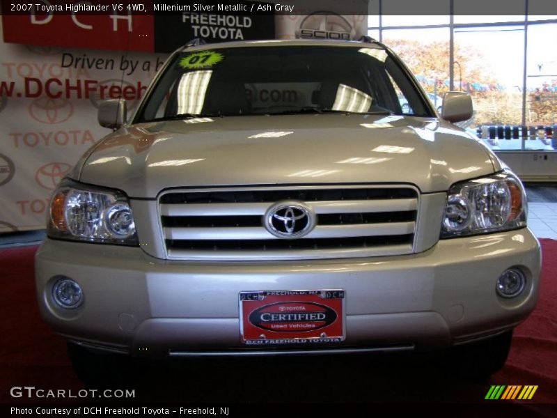 Millenium Silver Metallic / Ash Gray 2007 Toyota Highlander V6 4WD