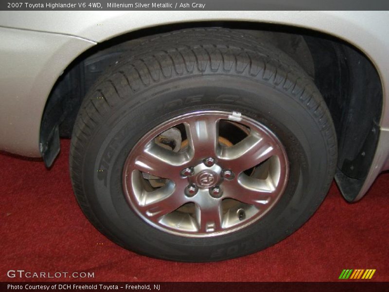 Millenium Silver Metallic / Ash Gray 2007 Toyota Highlander V6 4WD